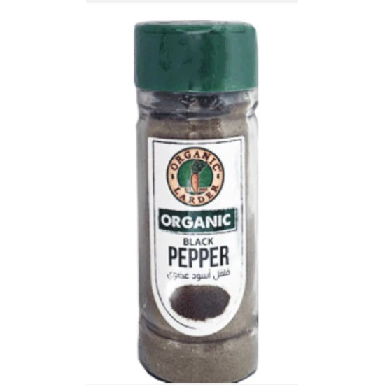 Organic Larder Black Pepper 50g, Pack Of 12