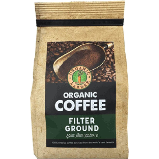 Organic Larder Coffee Filter Ground 250g, Pack Of 6