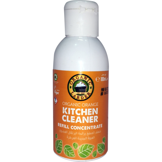 Organic Larder Kitchen Cleaner Vegan 100ml, Pack Of 12