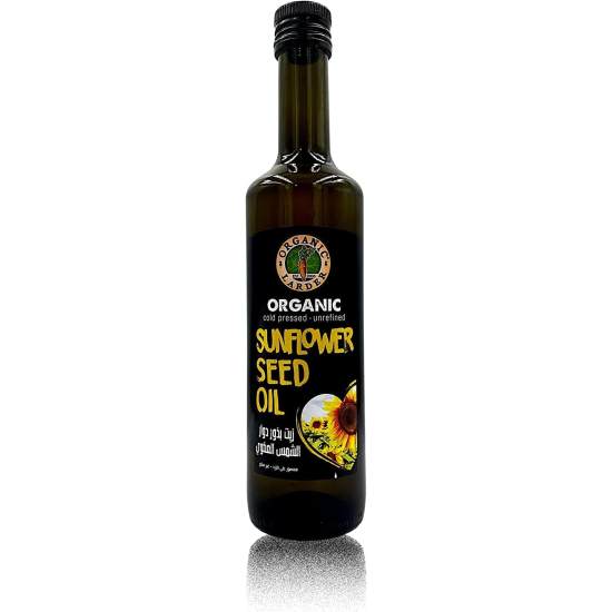 Organic Larder Sunflower Seed Oil Cold Pressed & Unrefined 500ml, Pack Of 4