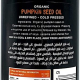 Organic Larder Pumpkin Seed Oil Cold Pressed Unrefined 250ml, Pack Of 6