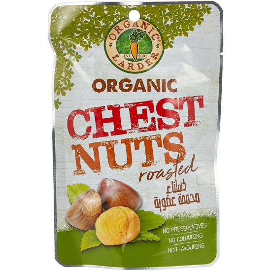 Organic Larder Chestnuts Roasted 12x100g