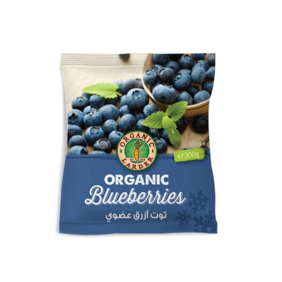 Organic Larder Frozen Blueberries 300g, Pack Of 10