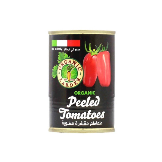 Organic Larder Peeled Tomatoes 400g, Pack Of 12