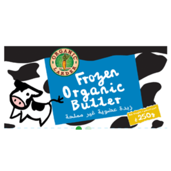 Organic Larder Frozen Butter 250g, Pack Of 6