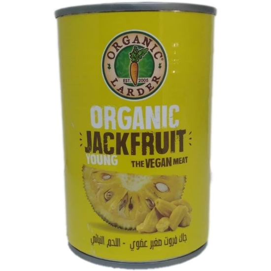 Organic Larder Young Jackfruit, Vegan 400g, Pack Of 10