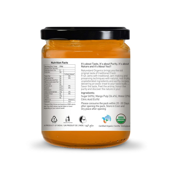  Natureland Organics Mango Jam 250g