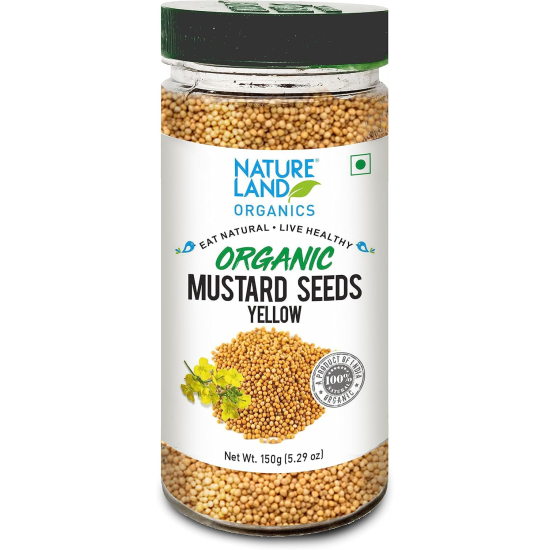 Natureland Organic Mustard Yellow 150g, Pack Of 6