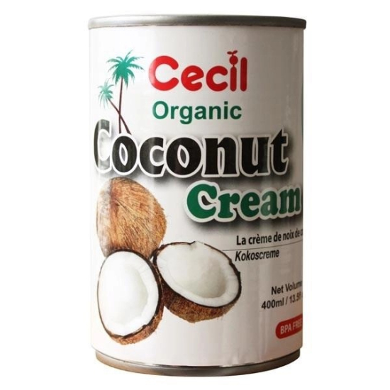 Cecil Organic Coconut Cream 400 ml, Pack Of 12