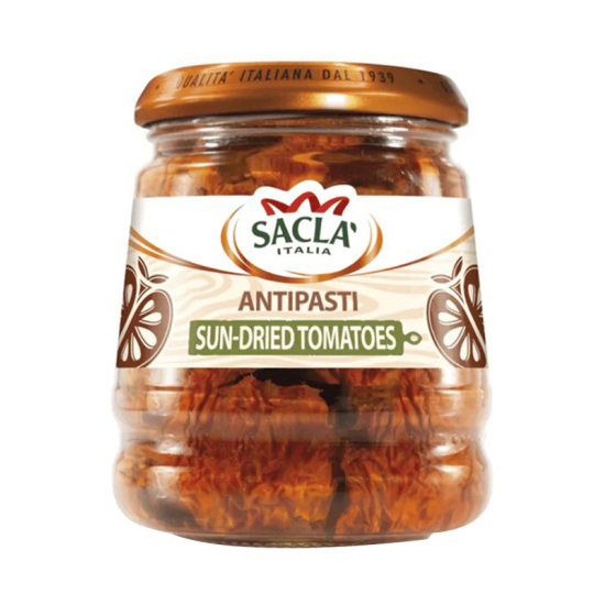 Sacla Italia Antipasti Sun-Dried Tomatoes 280g, Pack Of 6