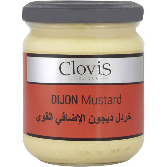 Clovis Dijon Mustard 200g, Pack Of 12