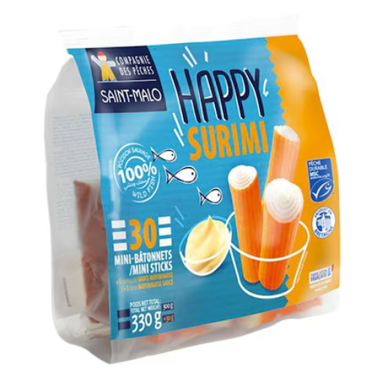 Saint Malo Happy Surimi Sticks 330g, Pack Of 12