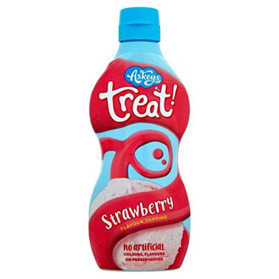 Askeys Treat! Strawberry Flavour Sauce 325g, Pack Of 6