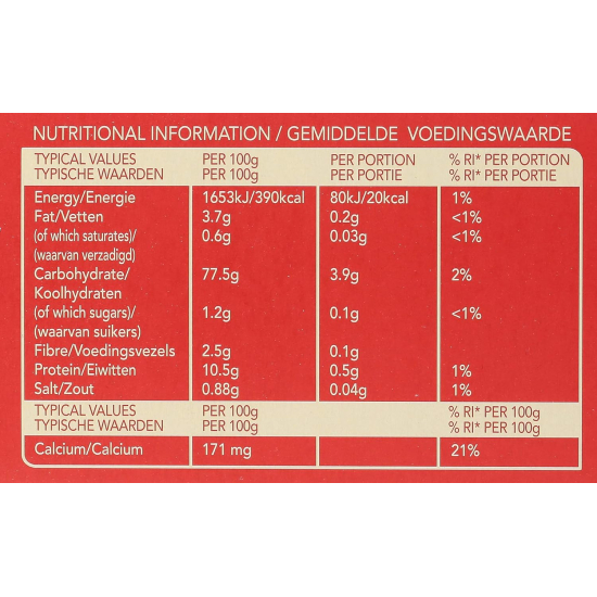 Ryvita Crackerbread Original 200g, Pack Of 8