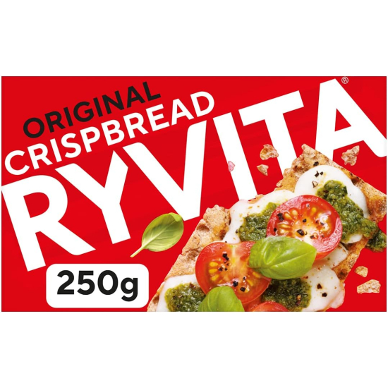 Ryvita Original Crispbread 250g, Pack Of 16