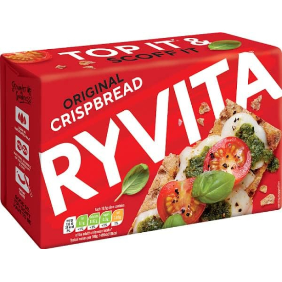 Ryvita Original Crispbread 250g, Pack Of 16