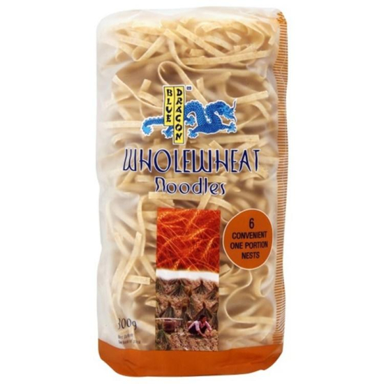 Blue Dragon Wholewheat Noodle Nests 300g, Pack Of 8