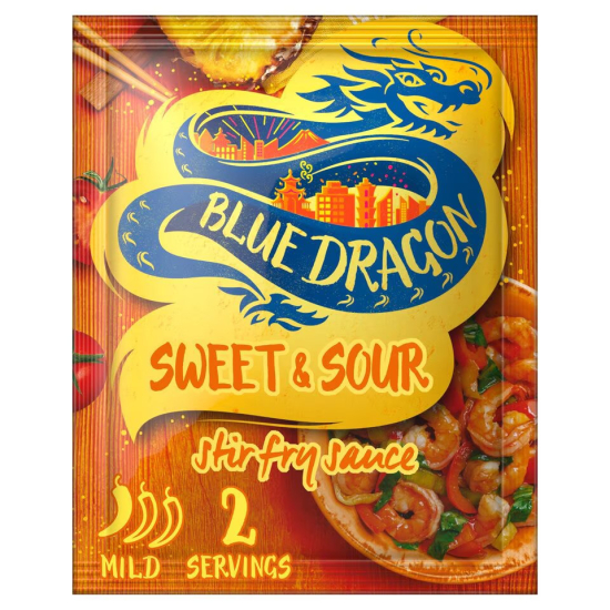 Blue Dragon Sweet & Sour Stir Fry Sauce 120g, Pack Of 12