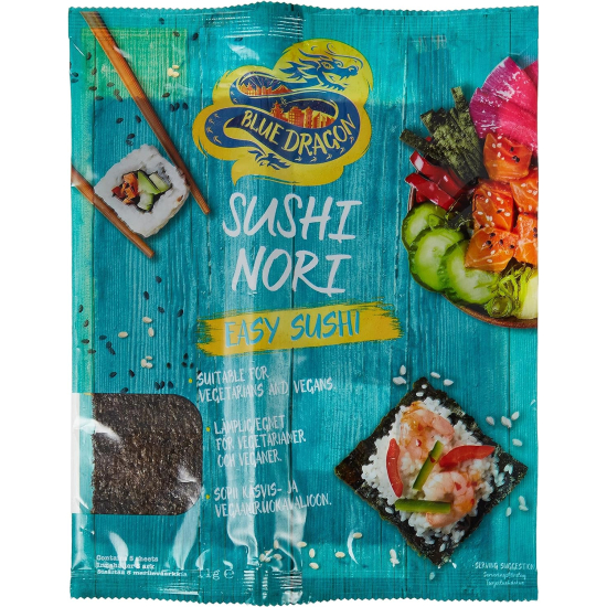 Blue Dragon Sushi Nori 11g, Pack Of 15