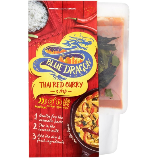 Blue Dragon Thai Red Curry 253g, Pack Of 4