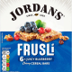 Jordans Frusli Juicy Blueberries Chewy Cereal Bar, 6 x 30g