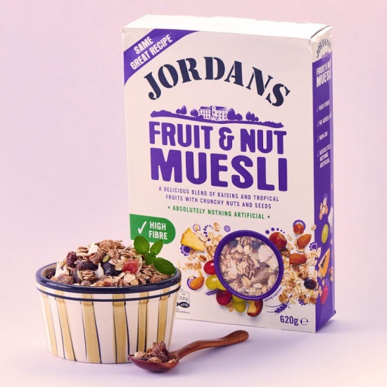 Jordan's Fruit & Nut Muesli 620g, Pack Of 5