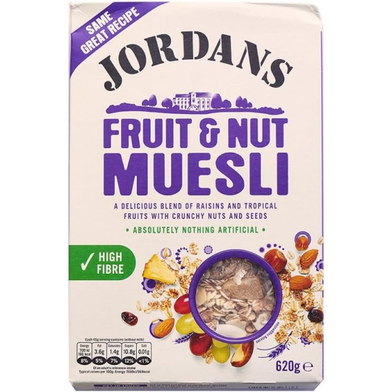 Jordan's Fruit & Nut Muesli 620g, Pack Of 5