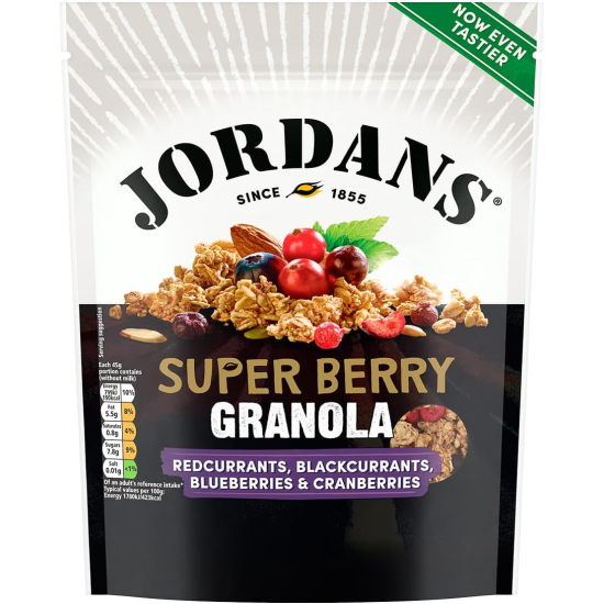 Jordans Superberry Granola 550g, Pack Of 4