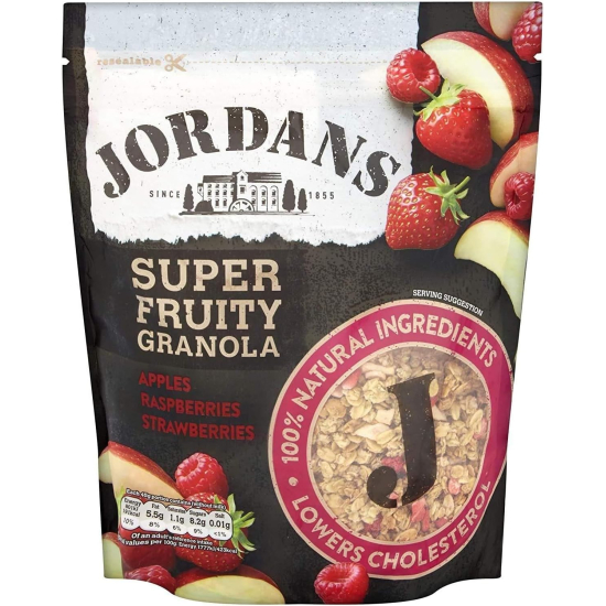 Jordans Super Fruity Granola 550g, Pack Of 4