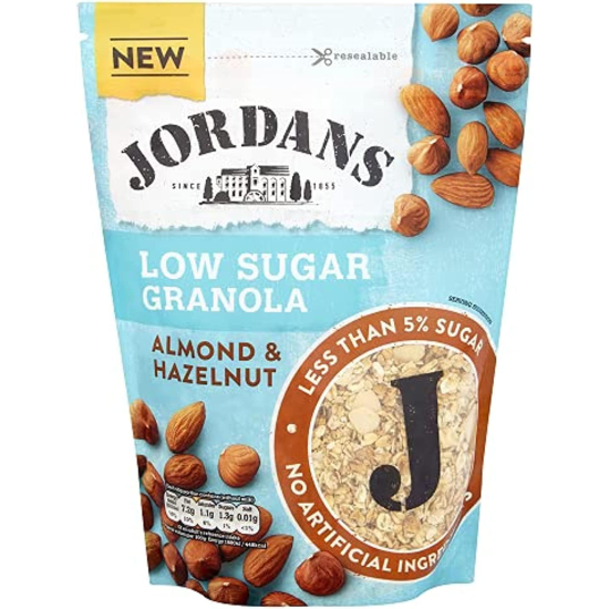 Jordans Low Sugar Almond And Hazelnut Oat 500g, Pack Of 4