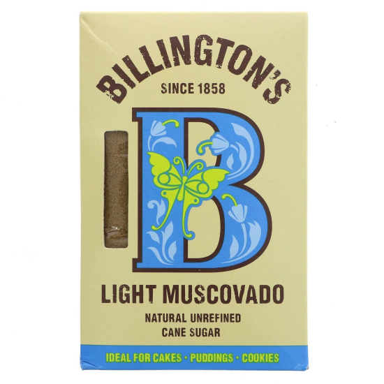 Billington's Light Muscovado Sugar 500g, Pack Of 10