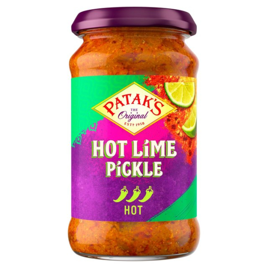 Patak's Lime Pickle Hot 283g, Pack Of 6