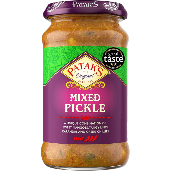 Patak's Pickle Mixed Hot 283g, Pack Of 6