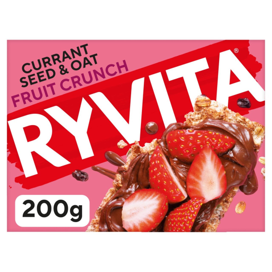 Ryvita Fruit Crunch Crisp Bread 200g, Pack Of 8