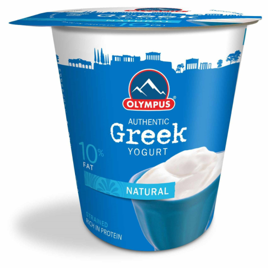 Olympus Greek Strained Yogurt 10%, Pack Of 6