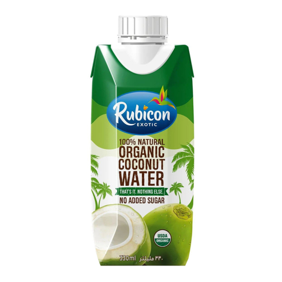 Rubicon Organic Coconut Water 330 ml, Pack Of 12