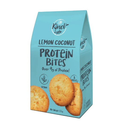 Kind Lyfe Protein Bites Lemon Coconut 32x54g