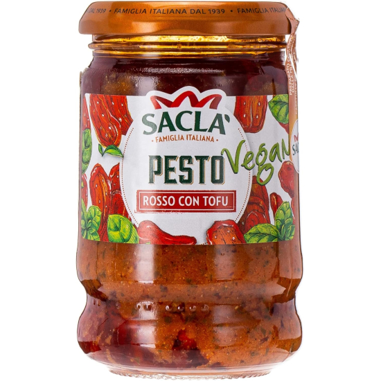 Sacla Red Pesto Free From 190g, Pack Of 6