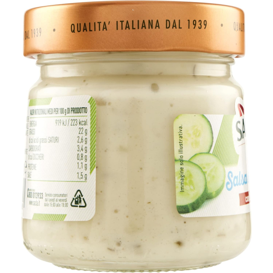 Sacla Salsa Alla Greca Con Cetrioli 190g, Pack Of 6