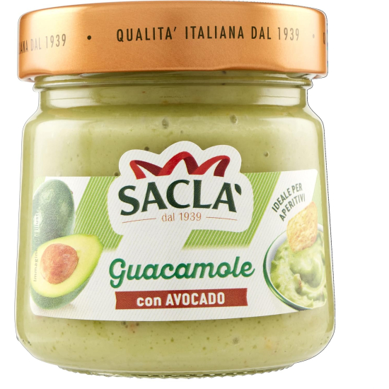 Sacla Guacamole With Avocado 190g, Pack Of 6