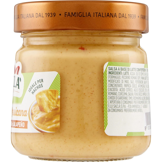 Sacla Italia Messicana  Formaggio Jalapeno190g, Pack Of 6