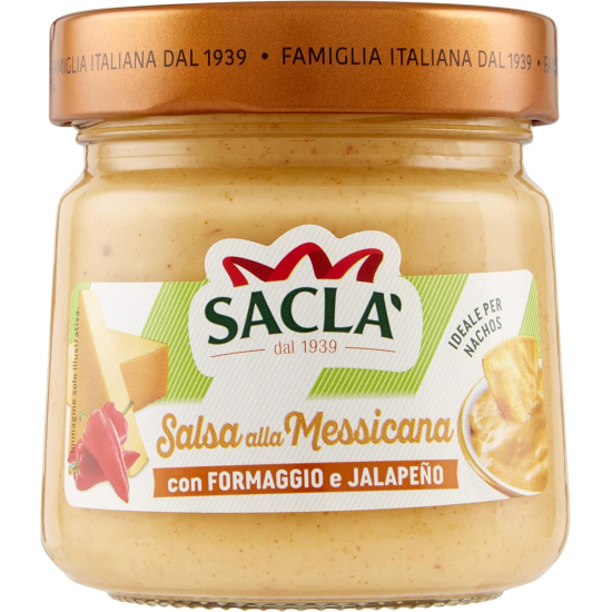 Sacla Italia Messicana  Formaggio Jalapeno190g, Pack Of 6