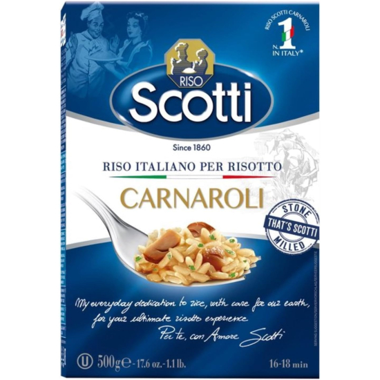 Riso Scotti Rice Carnaroli 500g, Pack Of 12