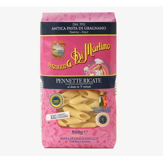 Pastificio Di Martino Pennette Rigate Barbie 500g, Pack Of 12