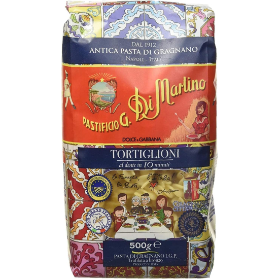 Pastificio Di Martino Dolce & Gabbana Tortiglioni 500g, Pack Of 12