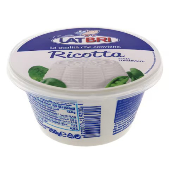 Lat Bri Ricotta 250g, Pack Of 12