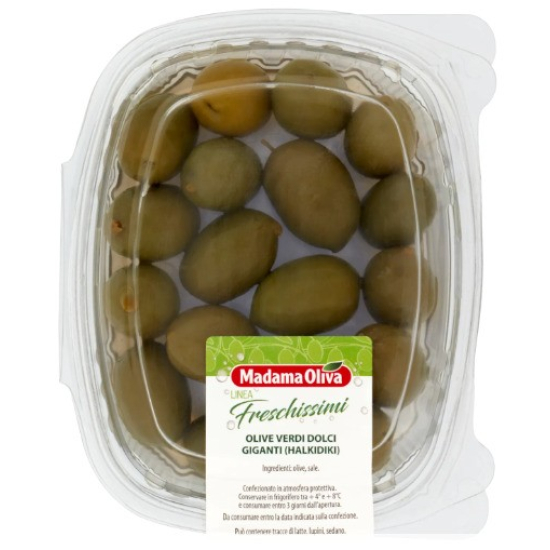 Madama Oliva Sweet Giant Green Olives 200g, Pack Of 10