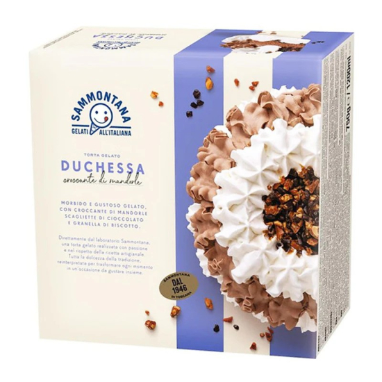 Sammontana Gelato Duchessa Cake Frozen 750g, Pack Of 6