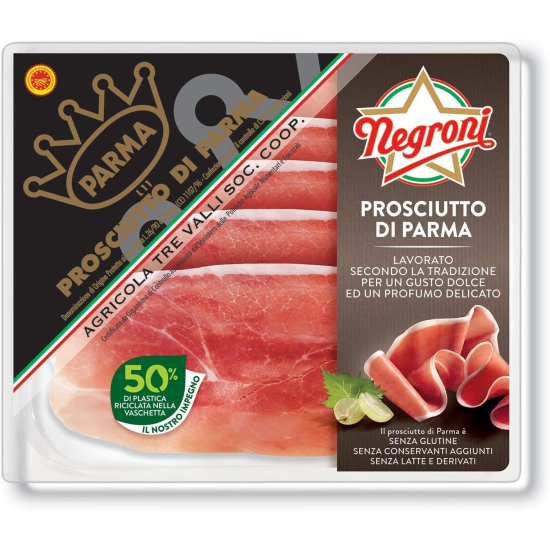 Negroni Parma Sliced Ham 80g, Pack Of 10