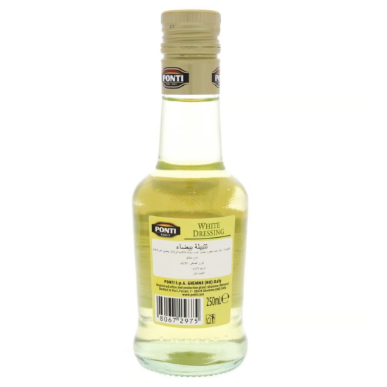 Ponti Balsamic White Dressing 250 ml, Pack Of 12